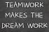 teamwork word cloud